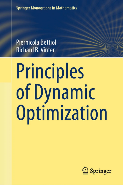 Couv Pinciples of dynamic optimization