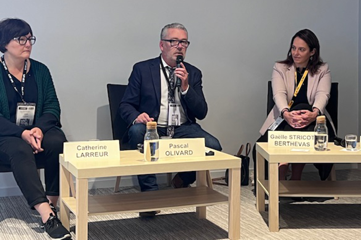 le président de l'UBO lors d'une table-ronde du carrefour des communes