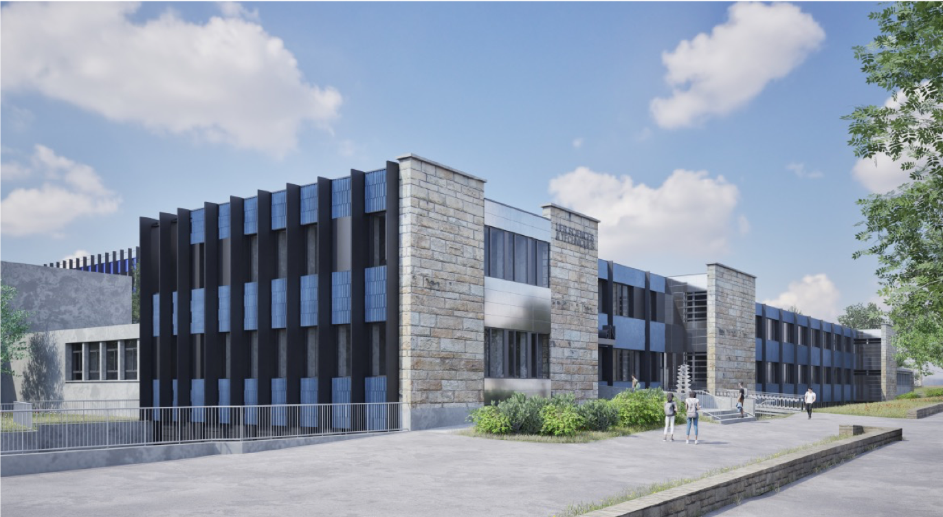 Le batiment N de la faculté des sciences après rénovation