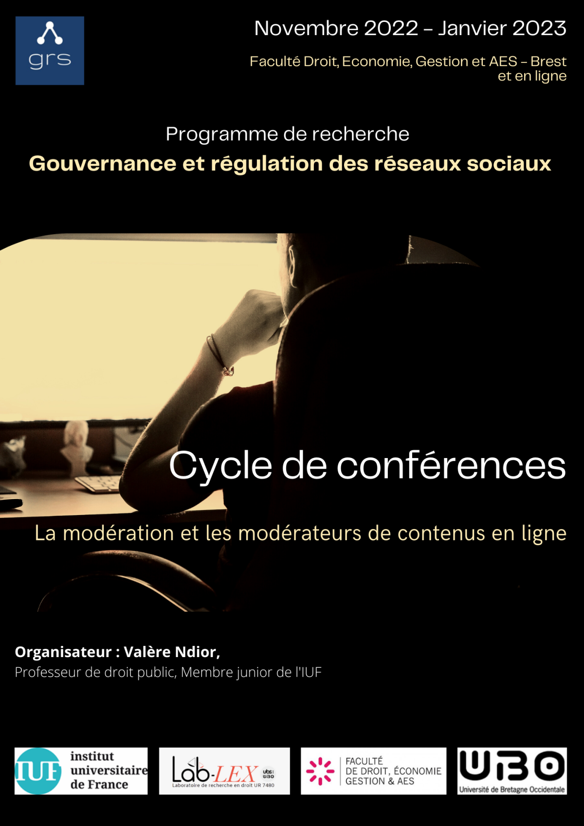 Affiche cycle de conférence