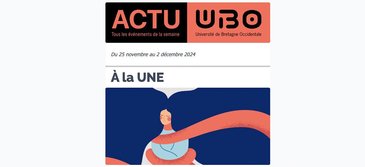 en tete de l'infolettre UBO